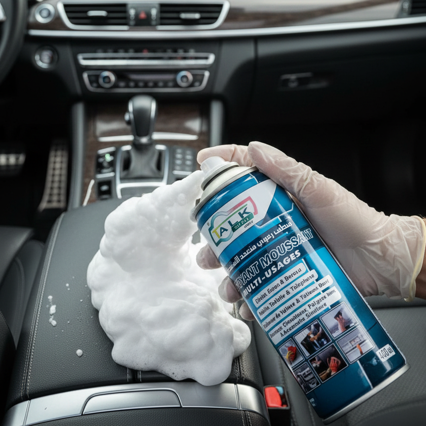 رغوة تنظيف متعددة الاستعمالات + منشفة