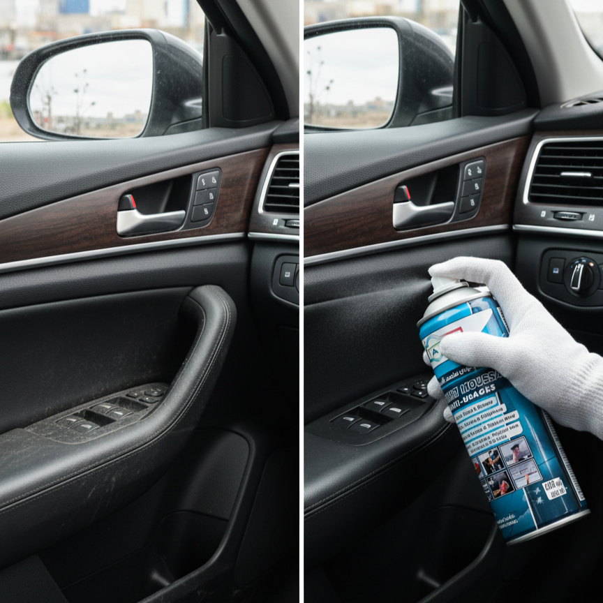 رغوة تنظيف متعددة الاستعمالات + منشفة