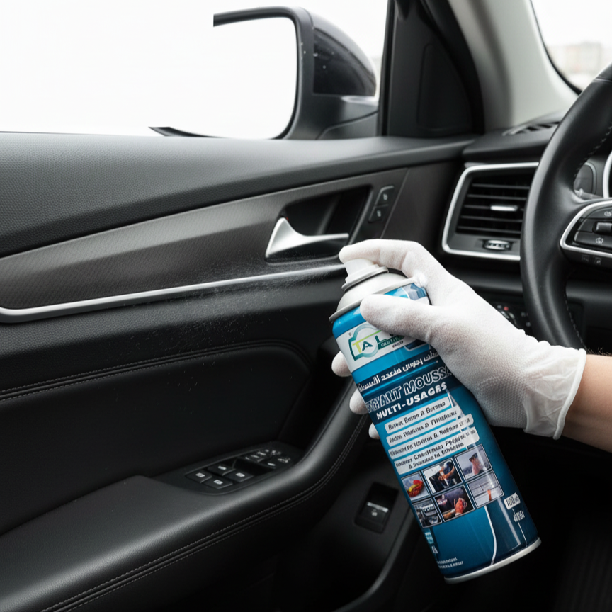 رغوة تنظيف متعددة الاستعمالات + منشفة