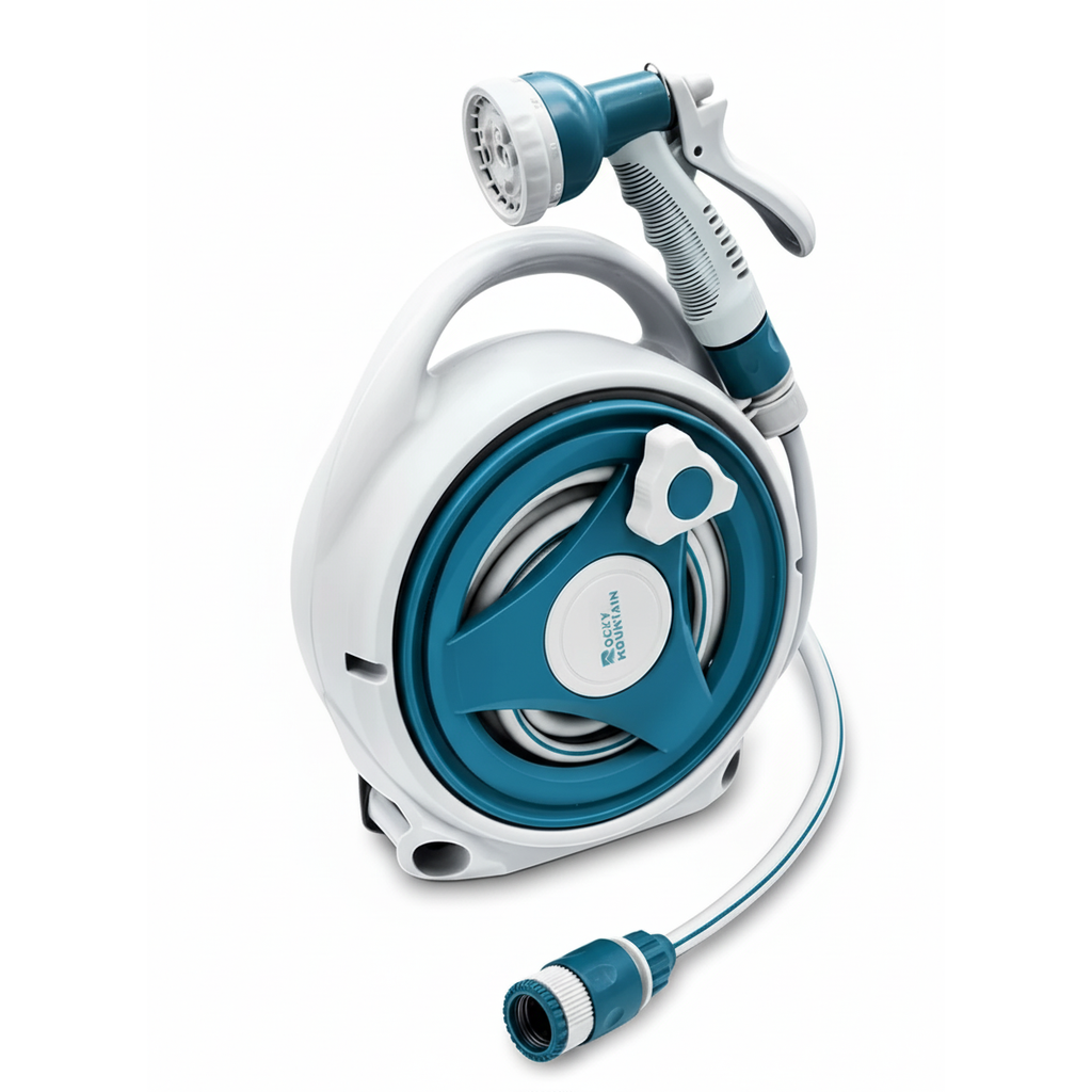 بكرة الخرطوم المتنقلة 15 متر - POCKY MOUNTAIN