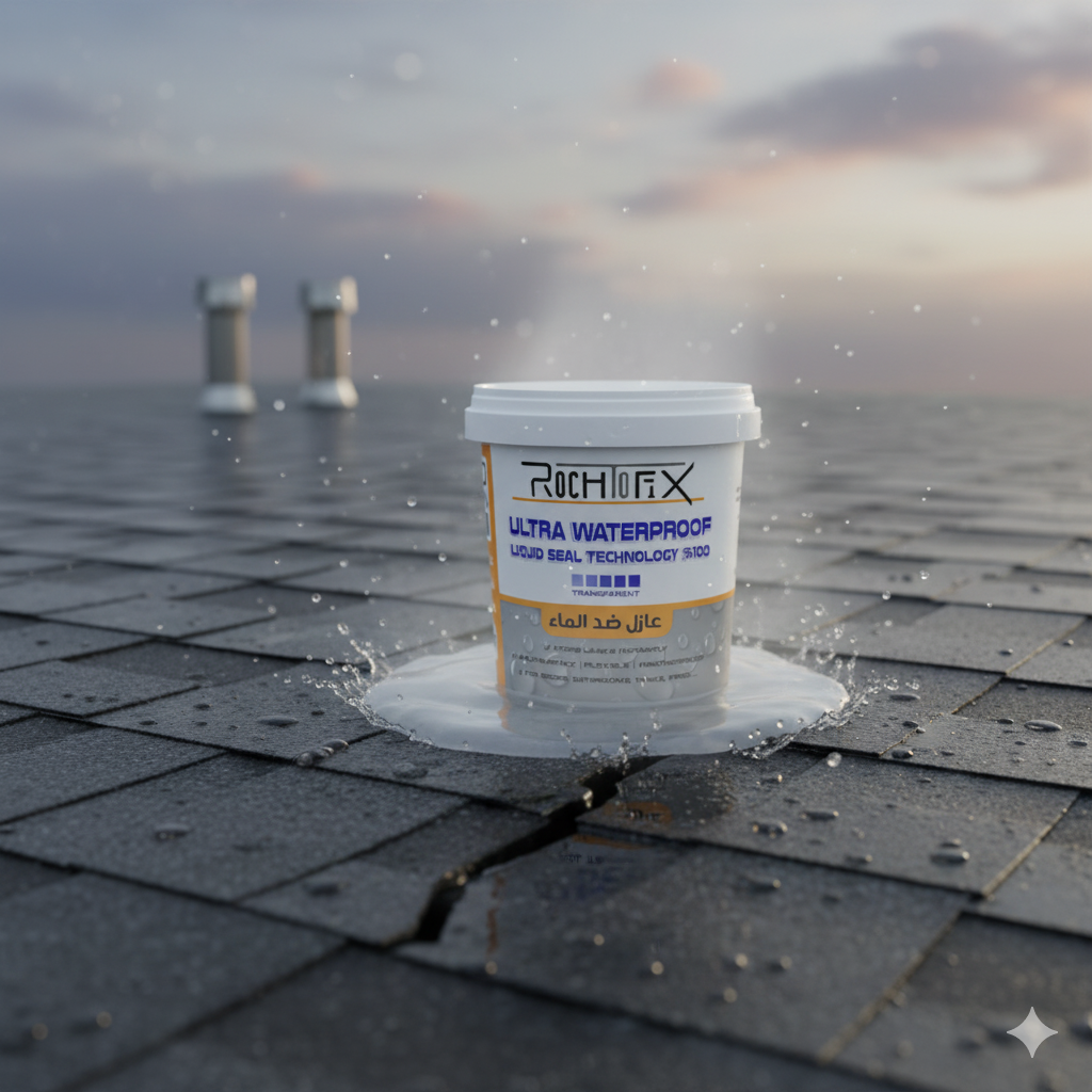 RochToFix Ultra Waterproof – عازل شفاف متعدد الأسطح 800 غ