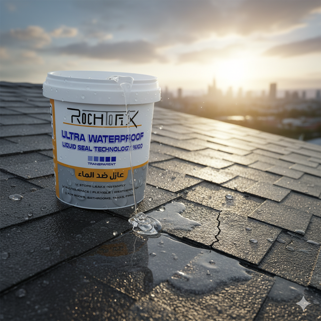 RochToFix Ultra Waterproof – عازل شفاف متعدد الأسطح 800 غ