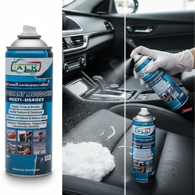 رغوة تنظيف متعددة الاستعمالات + منشفة